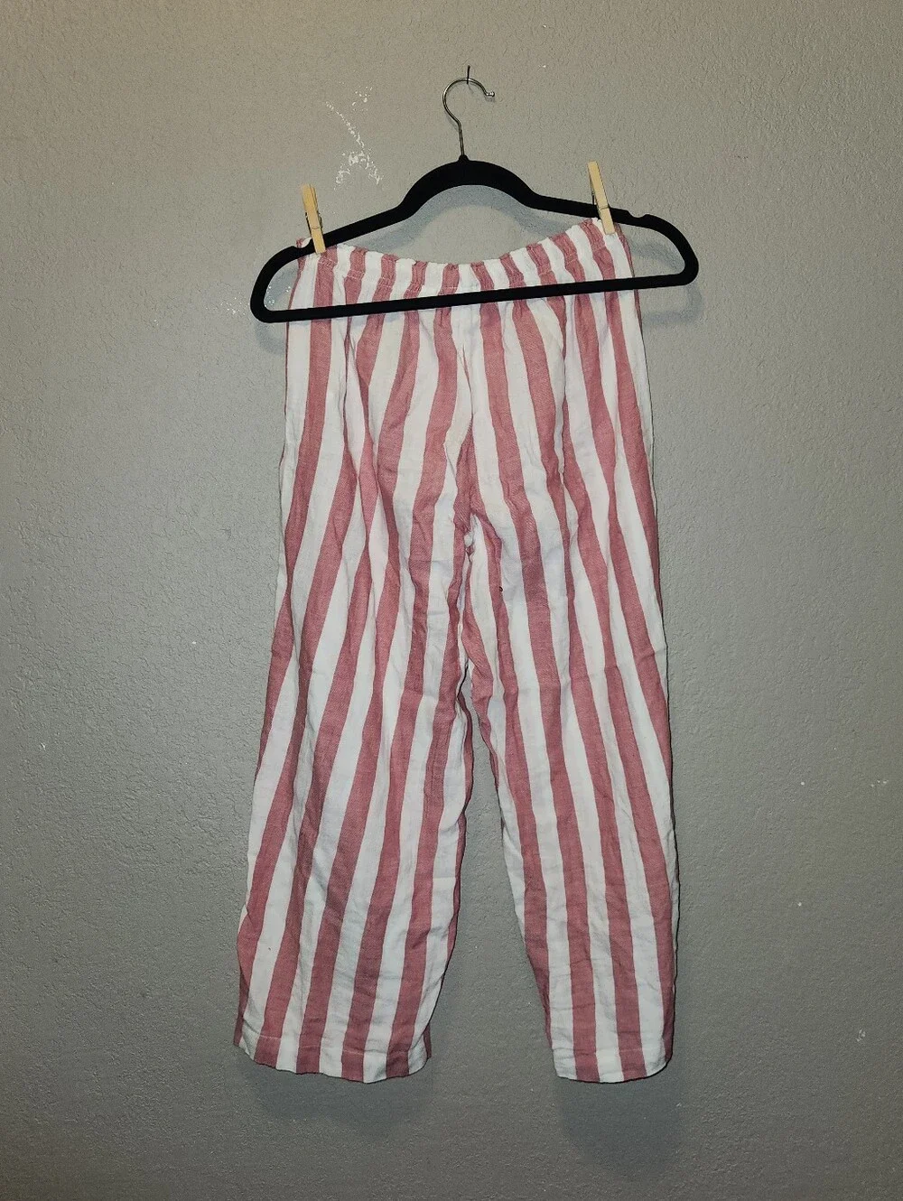 Cynthia Rowley 100% Cotton Red White Striped Matching Pj Set | Small